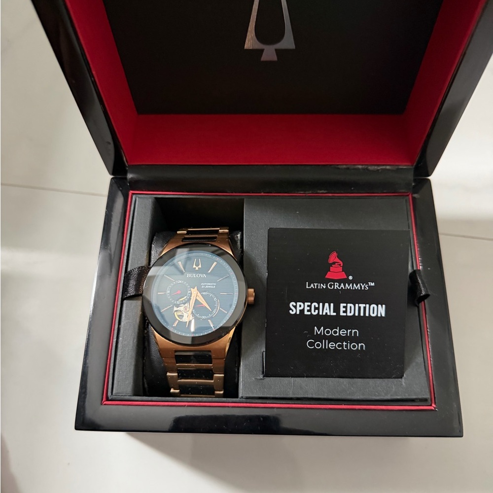 Bulova Latin Grammys Special Edition - Black and Gold